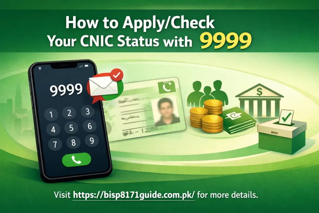 9999 Online Check CNIC Pakistan