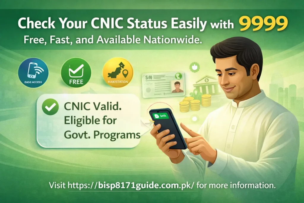 9999 Online Check CNIC Pakistan