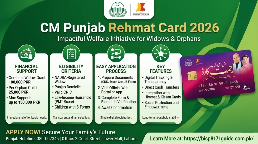 CM Punjab Rehmat Card